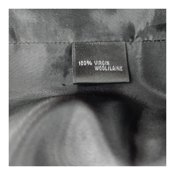 LAFAYETTE 148 NEW YORK Purple Cap Sleeve Draped Virgin Wool Sheath Dress - Picture 5 of 5